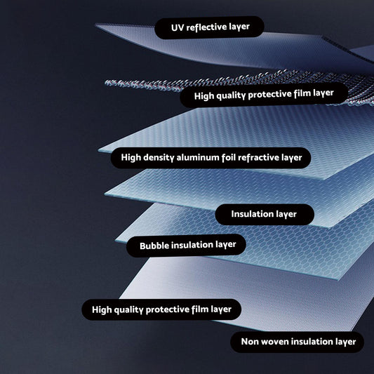 1x Front Windscreen Sun Shade Suitable For Ford Everest  P703/U704 3rd Gen 22- Front-1