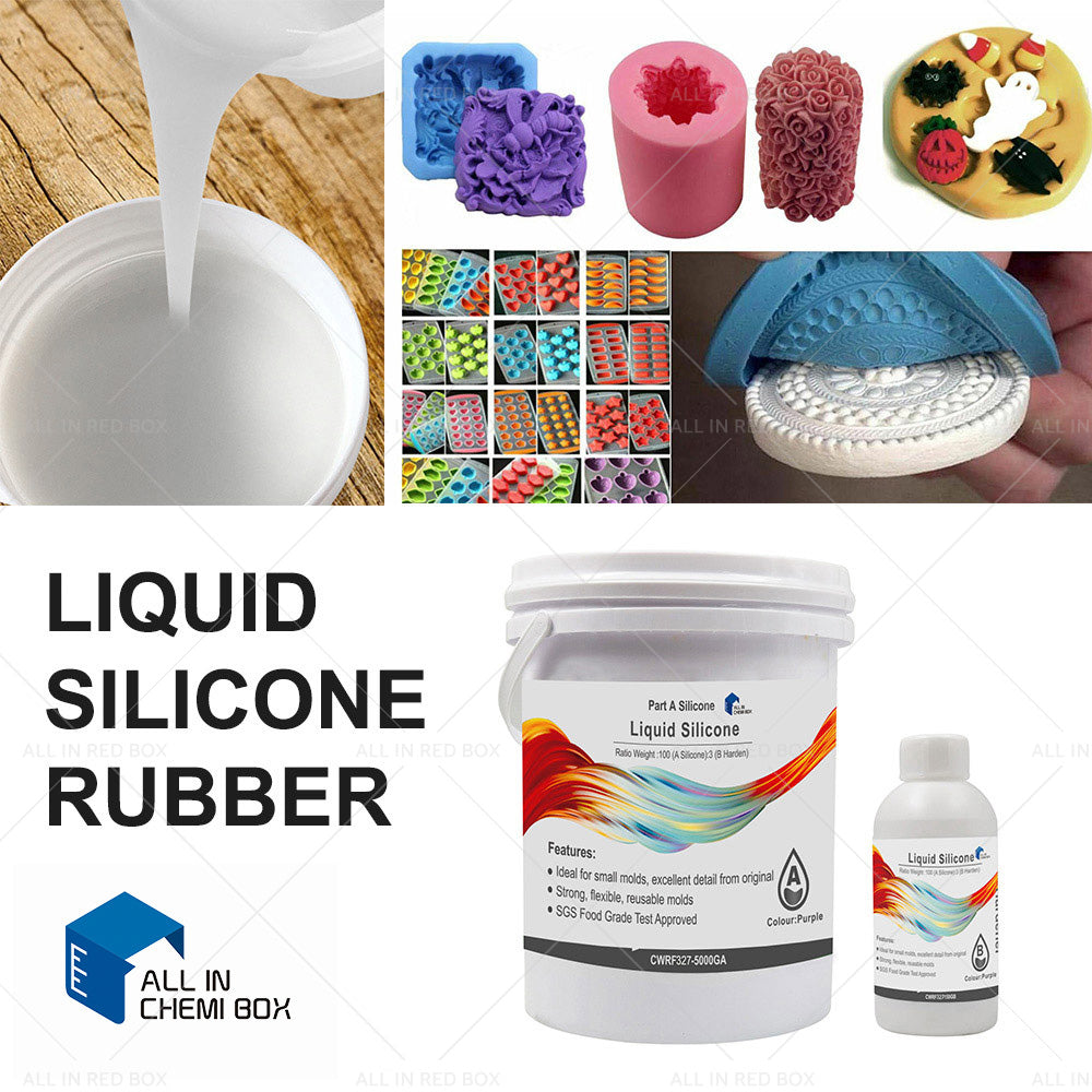 SH25 Liquid Silicone Rubber Mould Making Kit 100 3 Mix - 1Kg 2Kg 5Kg 10Kg Blue-2