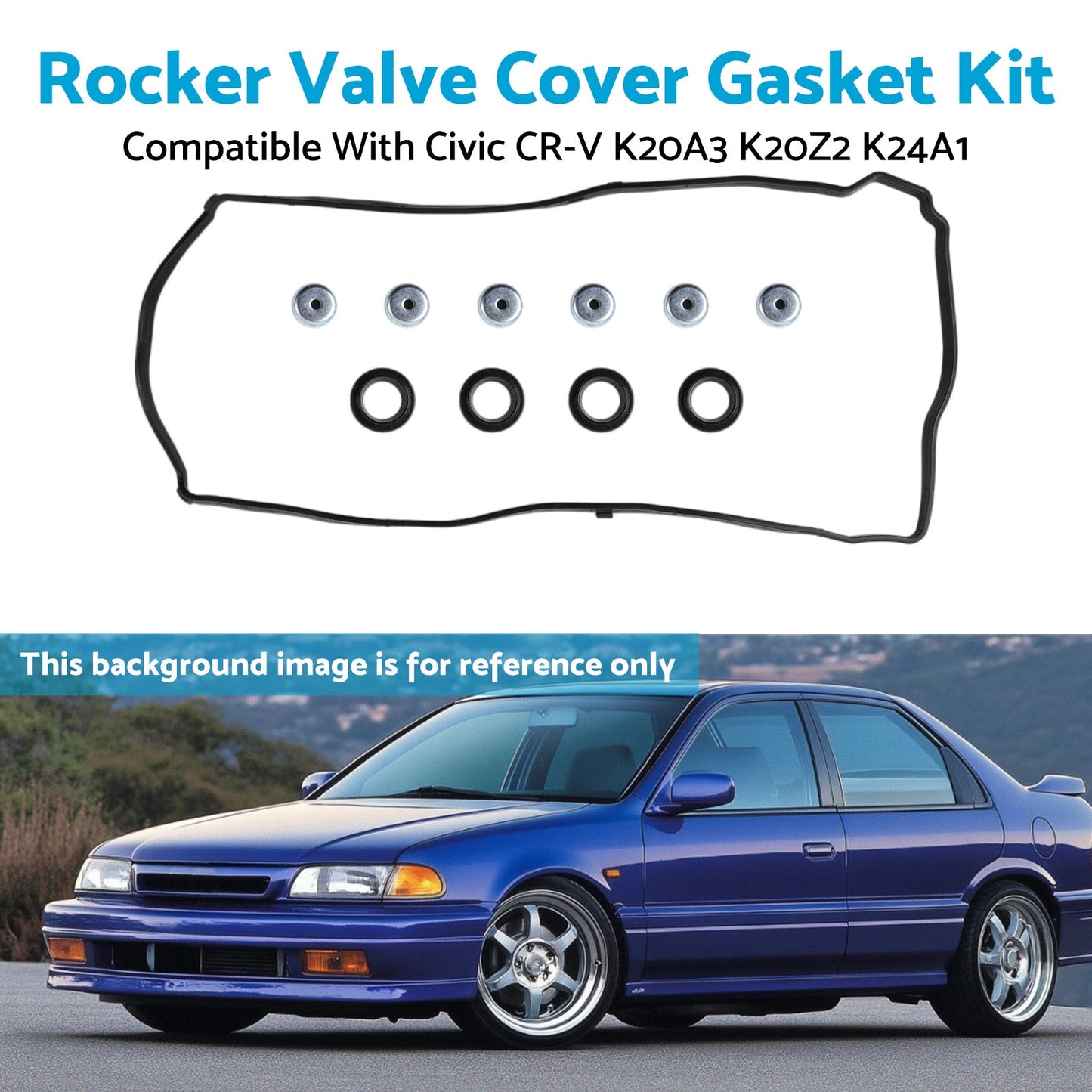 Rocker Valve Cover Gasket Kit Silicone Suitable For Honda Integra DC5 K20A K20Z-4