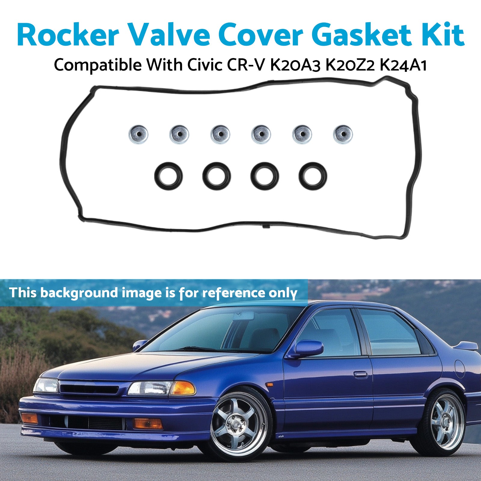 Rocker Valve Cover Gasket Kit Silicone Suitable For Honda Integra DC5 K20A K20Z-4