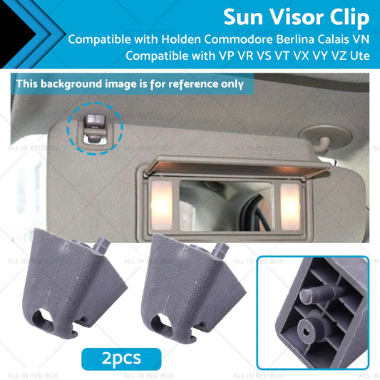 2xSun Visor Clip For Holden Commodore Berlina Calais VN VP VR VS VT VX VY VZ Ute-0