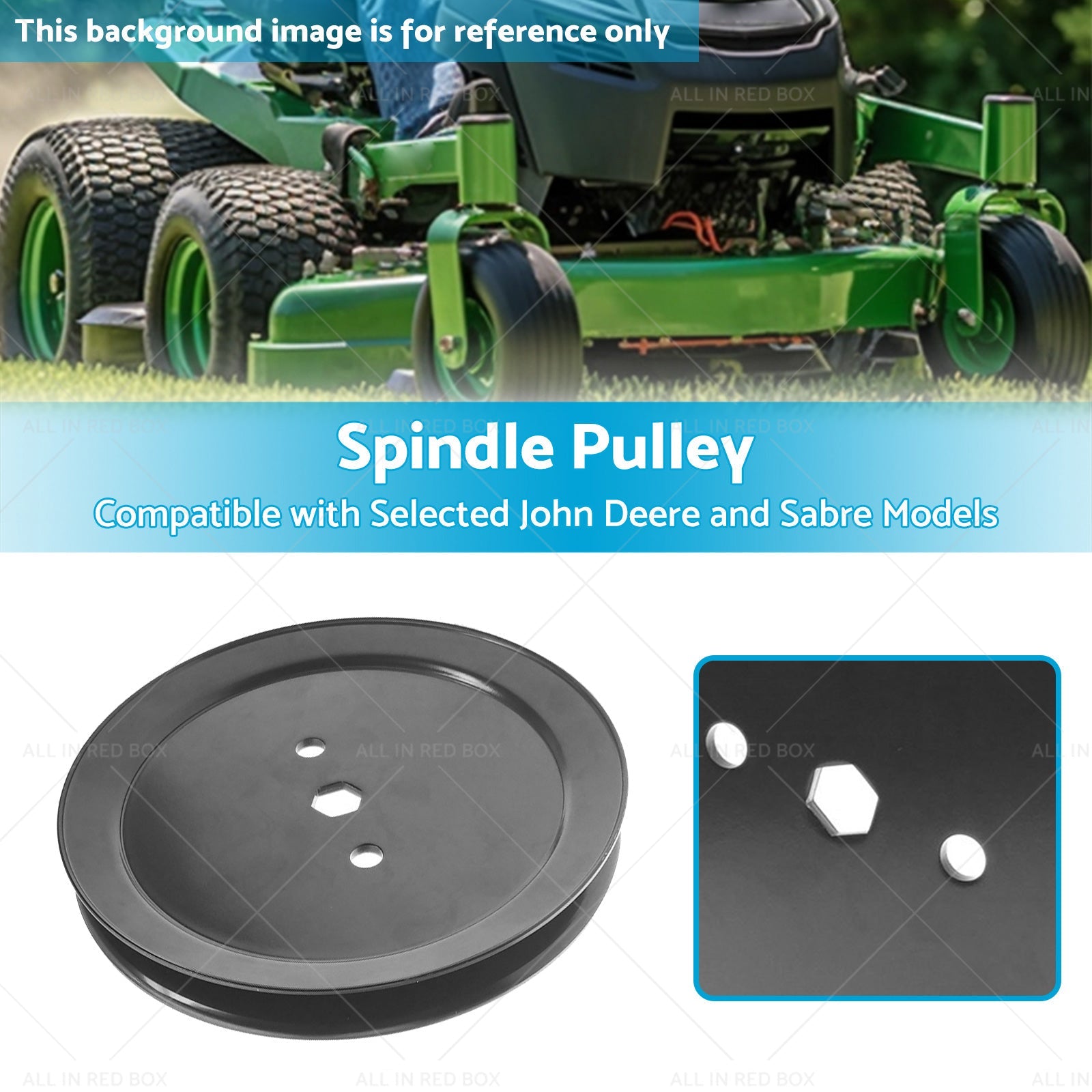 Blade Spindle Pulley suitable Suitable for John Deere Sabre Mowers D105 GX20367-1