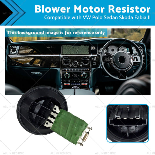 6Q0959263 Blower Motor Resistor Suitable for VW Polo Sedan Skoda Fabia II 07--0