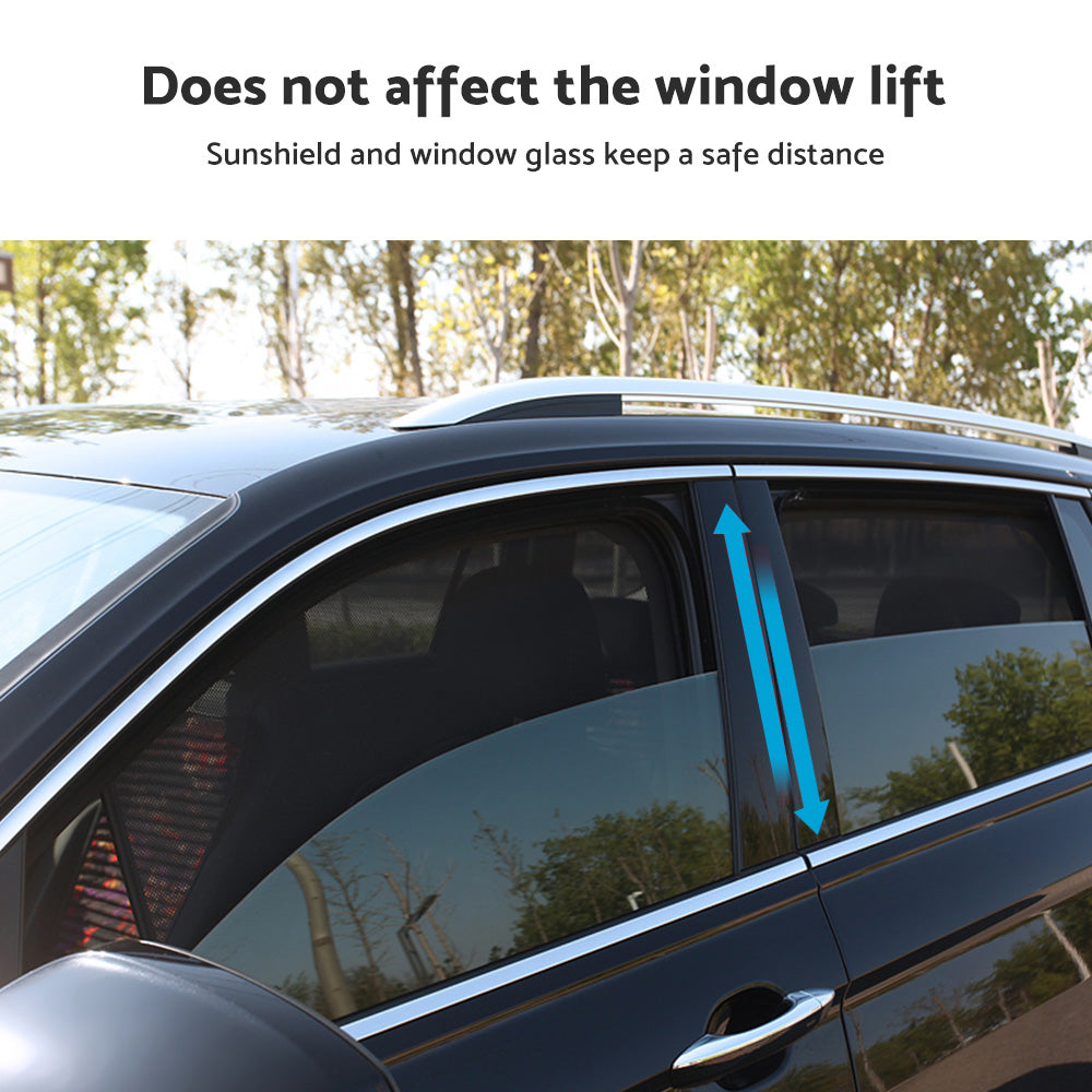 4x Magnetic Car Window Privacy Sun Shades Suitable For Ford Ranger PX2 3 2015-now-4