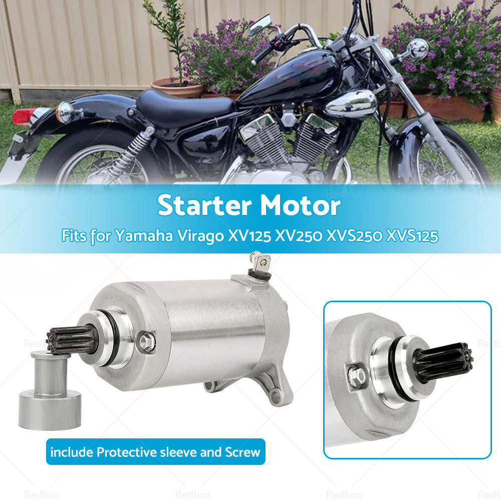 Starter Motor for Yamaha Virago XV125 XV 250 125 XVS250 XVS125 ROUTE66 VSTAR-2