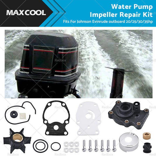 Water Pump Impeller Kit For 20hp 25hp 30hp 35hp Johnson Evinrude outboard 393630-0