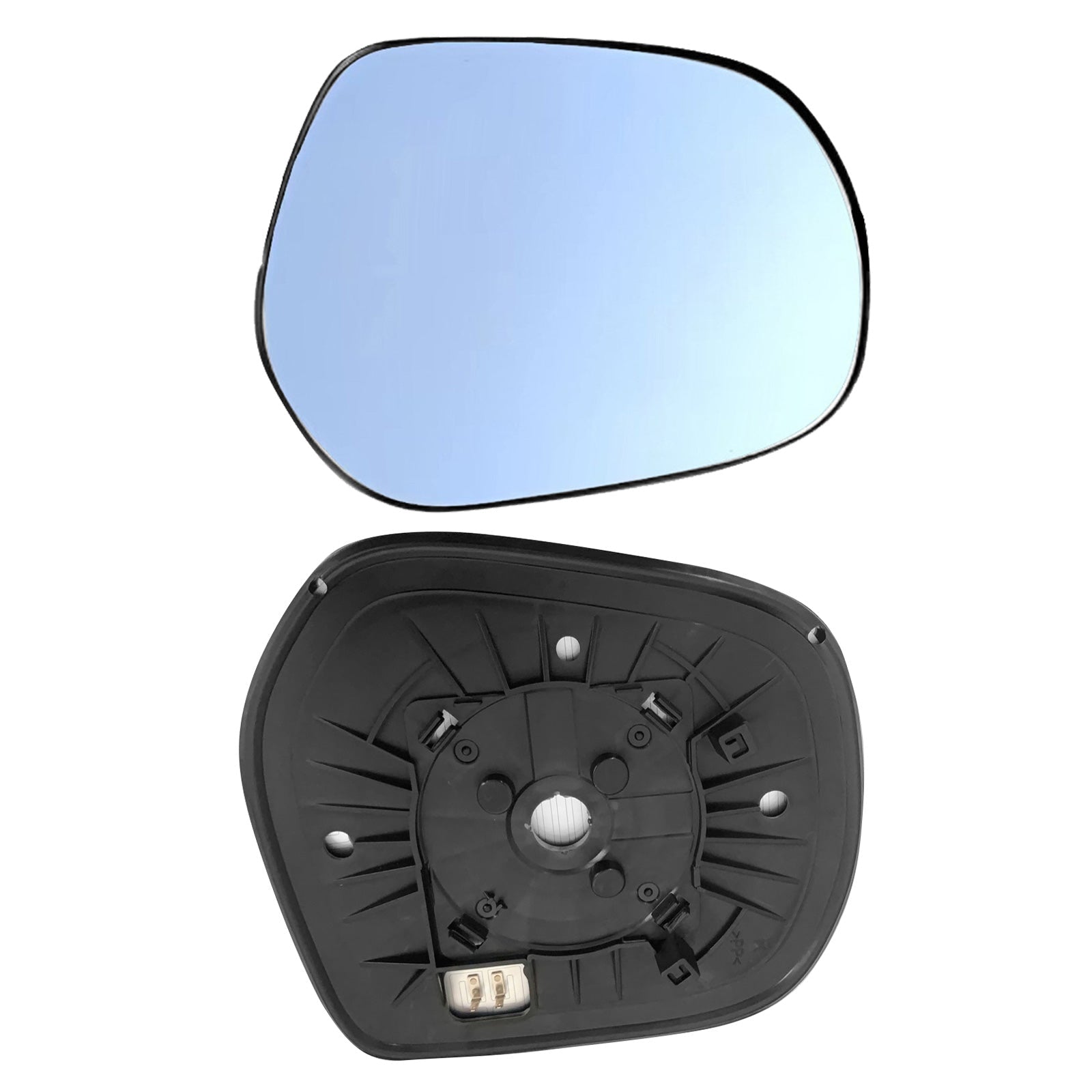 Right Side Mirror Glass with Plate Suitable For Toyota LandCruiser Prado 150 2009-ON-2