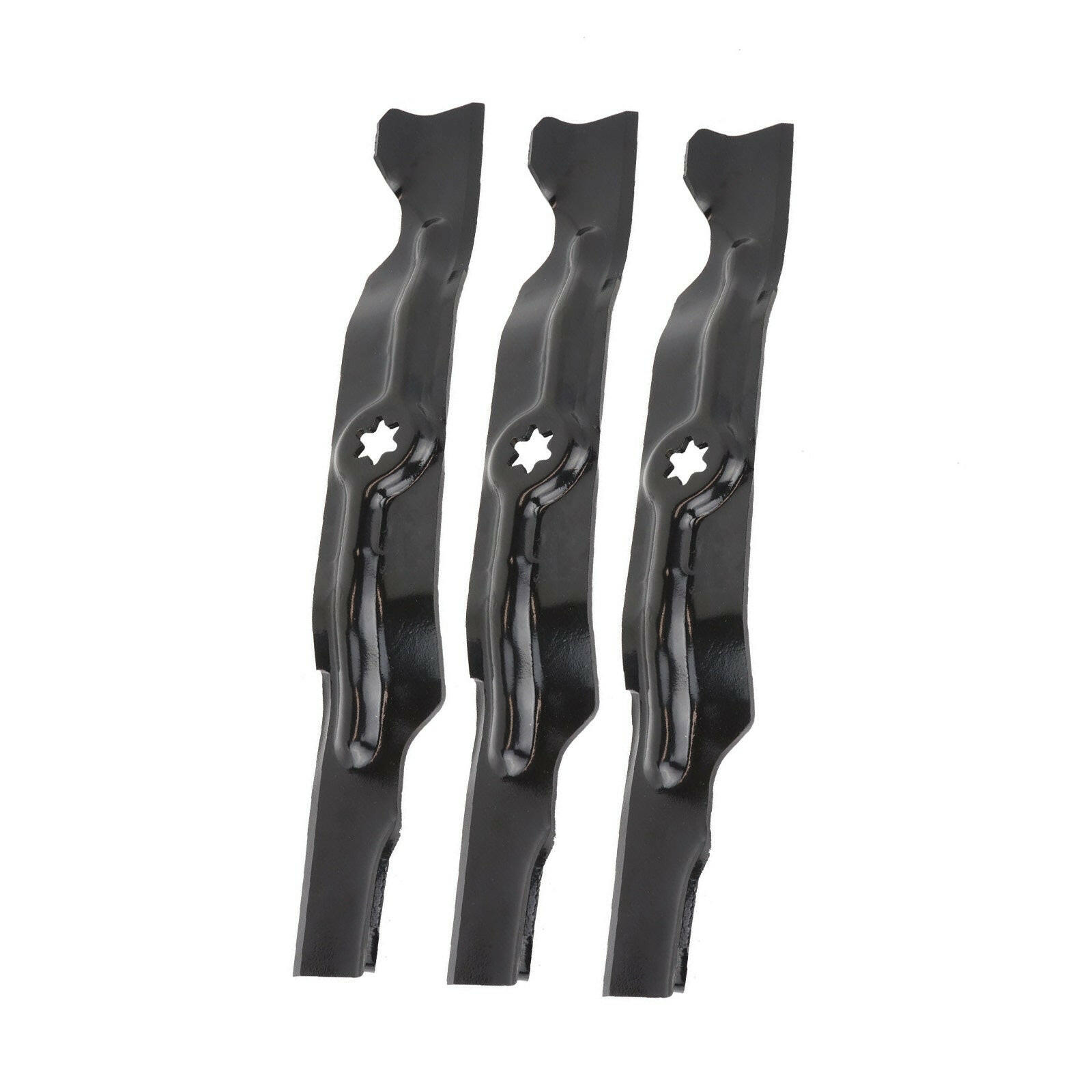 3x Blades Suitable For 50 Inch Cub Cadet MTD Ride On Mower 742-04053 942-04053B-1