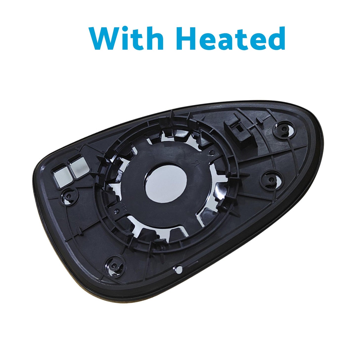 Suitable for Holden Barina 2011-ON Right Mirror Glass With Back Plate NO HEATED-3