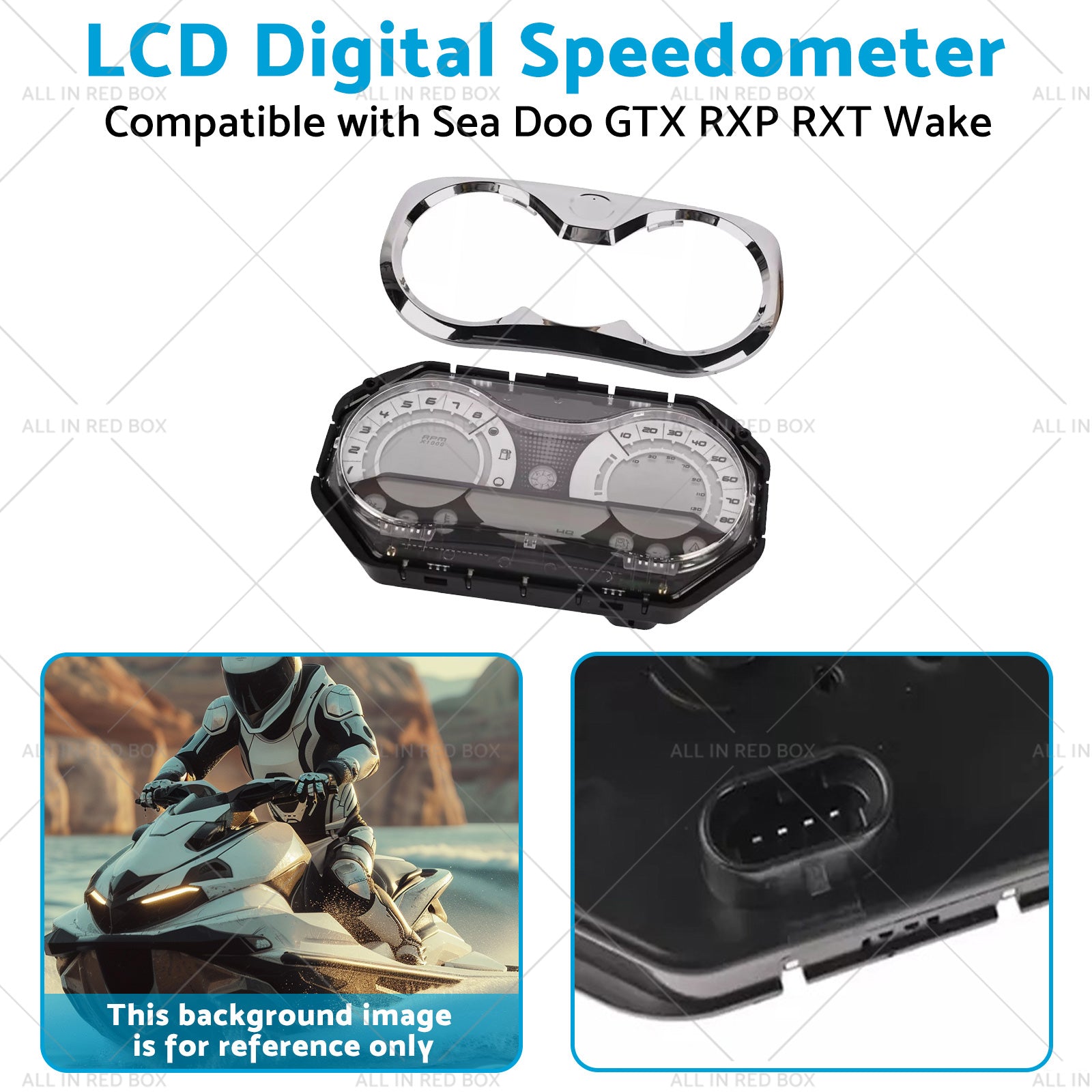 278002270 LCD Digital Speedometer Suitable for Sea Doo GTX RXP RXT Wake 06-11-3