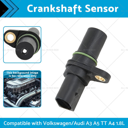 1x Crankshaft Sensor Suitable for 1. 8L 2. 0L Volkswagen Audi A3 A5 TT A4-1