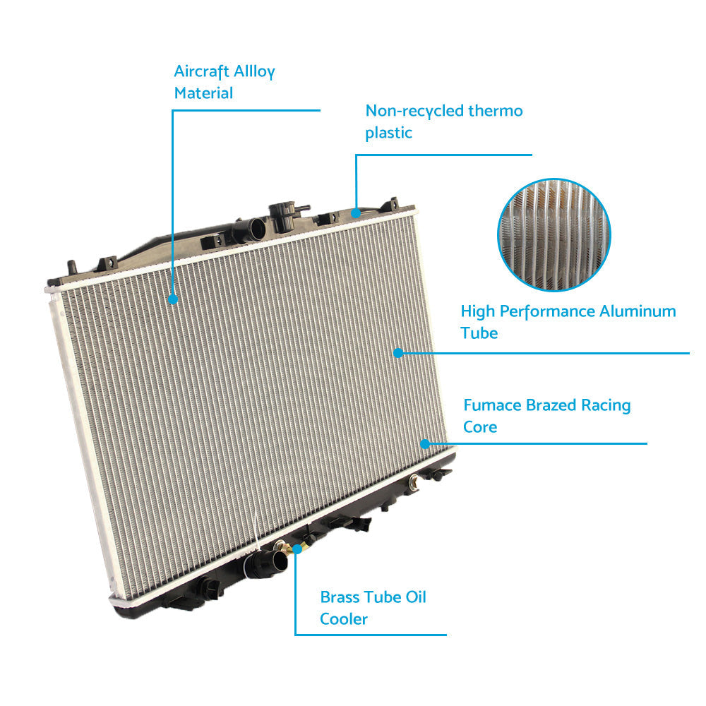 Radiator Suitable For Honda Accord Euro CL & CM 2.4L 4-Cyl 2003-2008 Automatic & Manual-3
