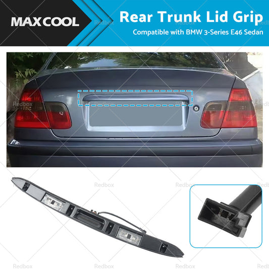 Rear Trunk Liftgate Pull Handle 51137171699 Suitable for BMW 3 Series E46 Sedan-0