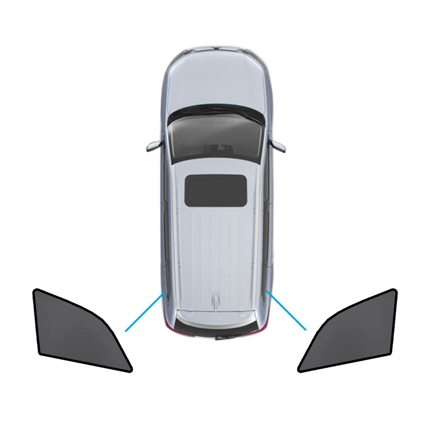 Magnetic Mesh Sun Blind Shades Suitable for Audi Q7 4LB 06-15 On Front/Rear-5