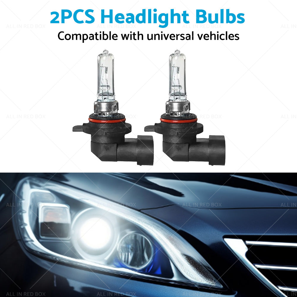 2PCS 9012 HIR2 PX22D Standard Headlight Bulb High Beam Kit Globes Headlamp-4