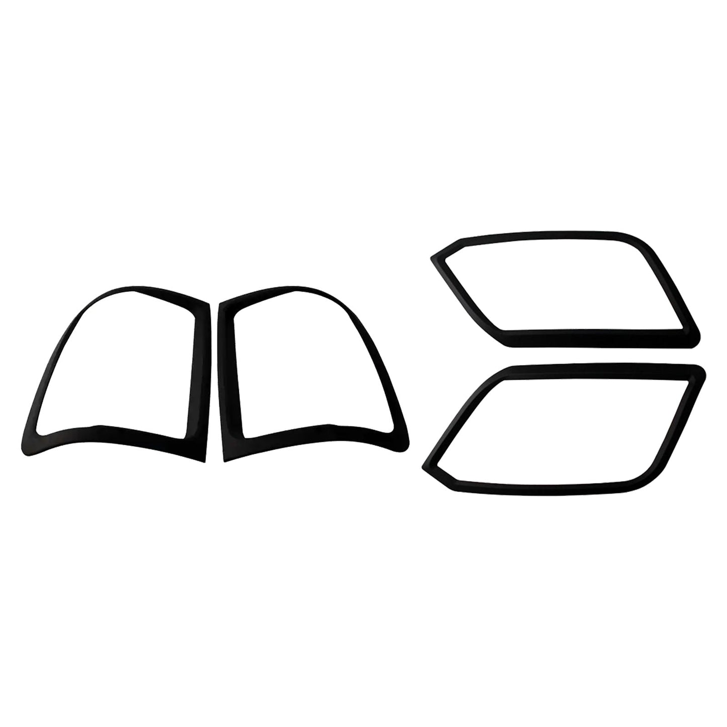 Headlight and Tail Light Cover Trim Surround Set Suitable For Volkswagen Amarok 2009-2022-0