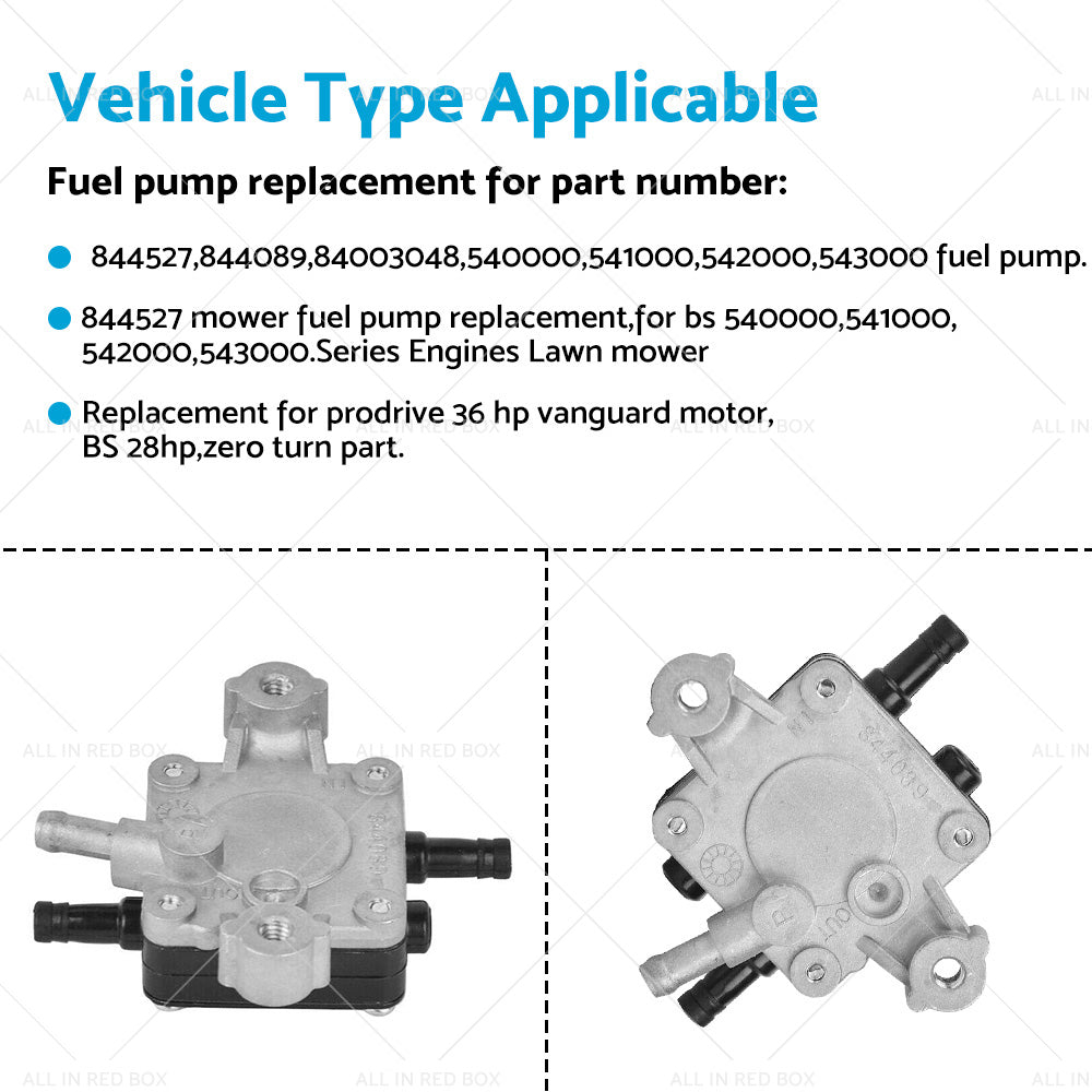 Fuel Pump 844527 Suitable For Selected Briggs  and  Stratton Vanguard Motors-2