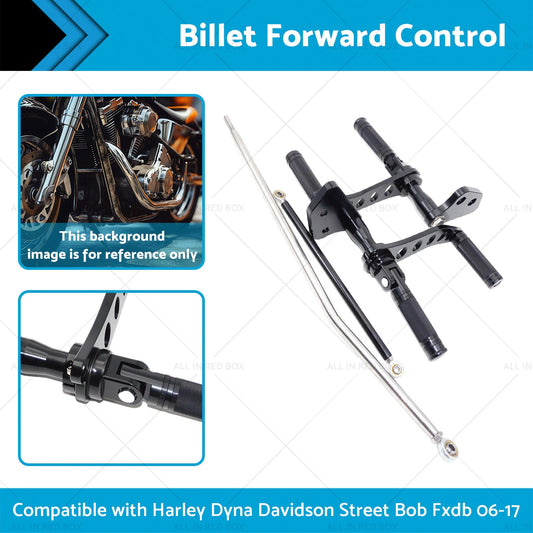Billet Forward Control Suitable for Harley Dyna Davidson Street Bob Fxdb 06-17-1