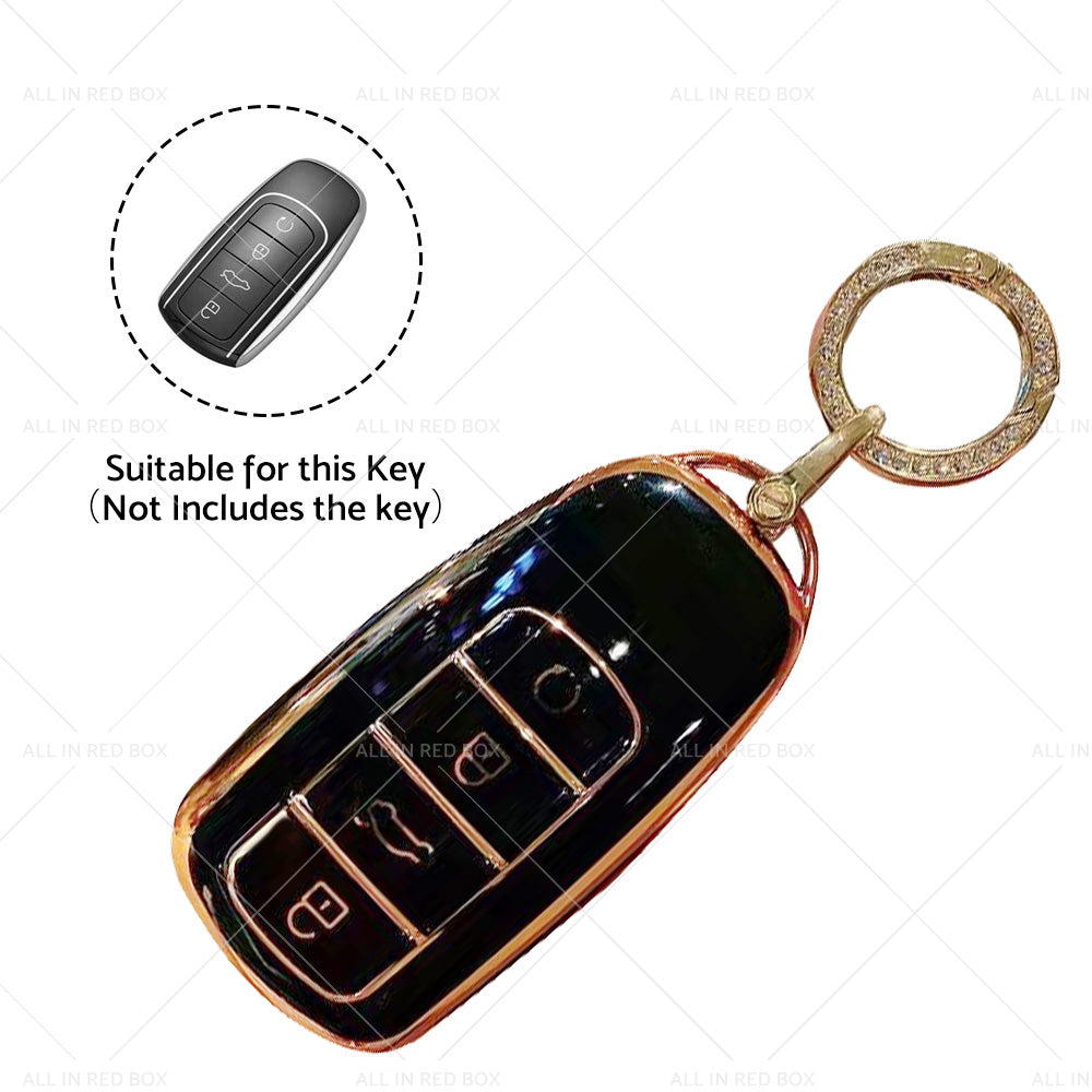 Suitable For Chery Omoda 5 Car Remote Key Fob Case Cover Black TPU-2