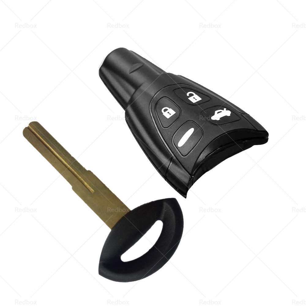 4 Button Remote Key Shell Case Suitable For SAAB 93 95 9-3 9-5 w or  blade-3