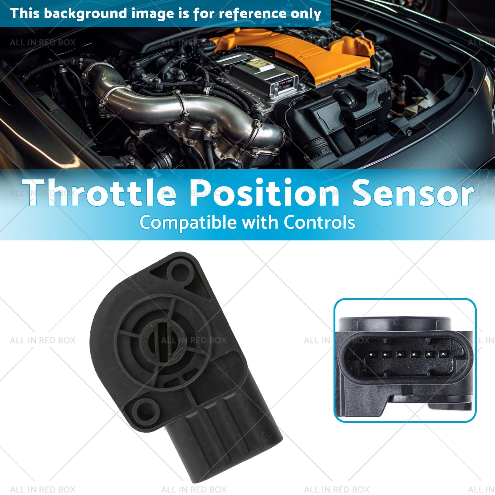 1x Throttle Position Sensor Suitable for Controls 131973 133284 2603893C91-2