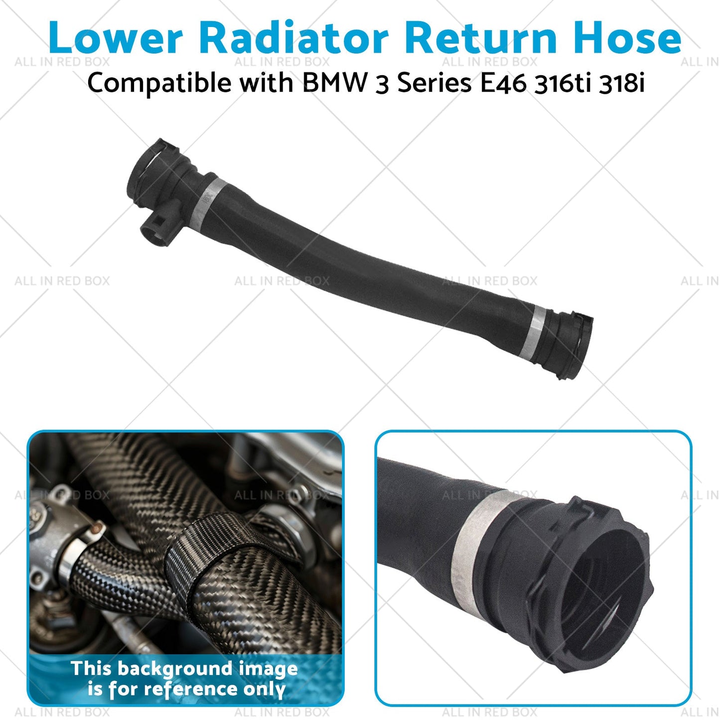 17127516416 Lower Radiator Return Hose Suitable for BMW 3 Series E46 316ti 318i-3