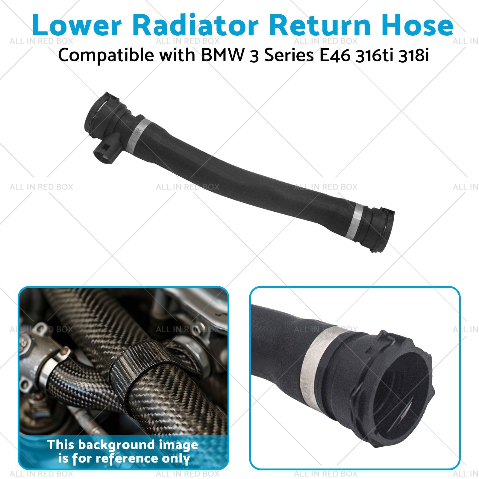 17127516416 Lower Radiator Return Hose Suitable for BMW 3 Series E46 316ti 318i-3