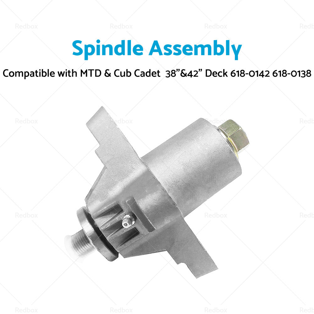1x Spindle Assembly Suitable For MTD  and  Cub Cadet  38 inch  and 42 inch  Deck 618-0142 618-0138-1
