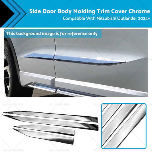 Side Door Body Molding Trim Cover Chrome Suitable For Mitsubishi Outlander 2024+-0