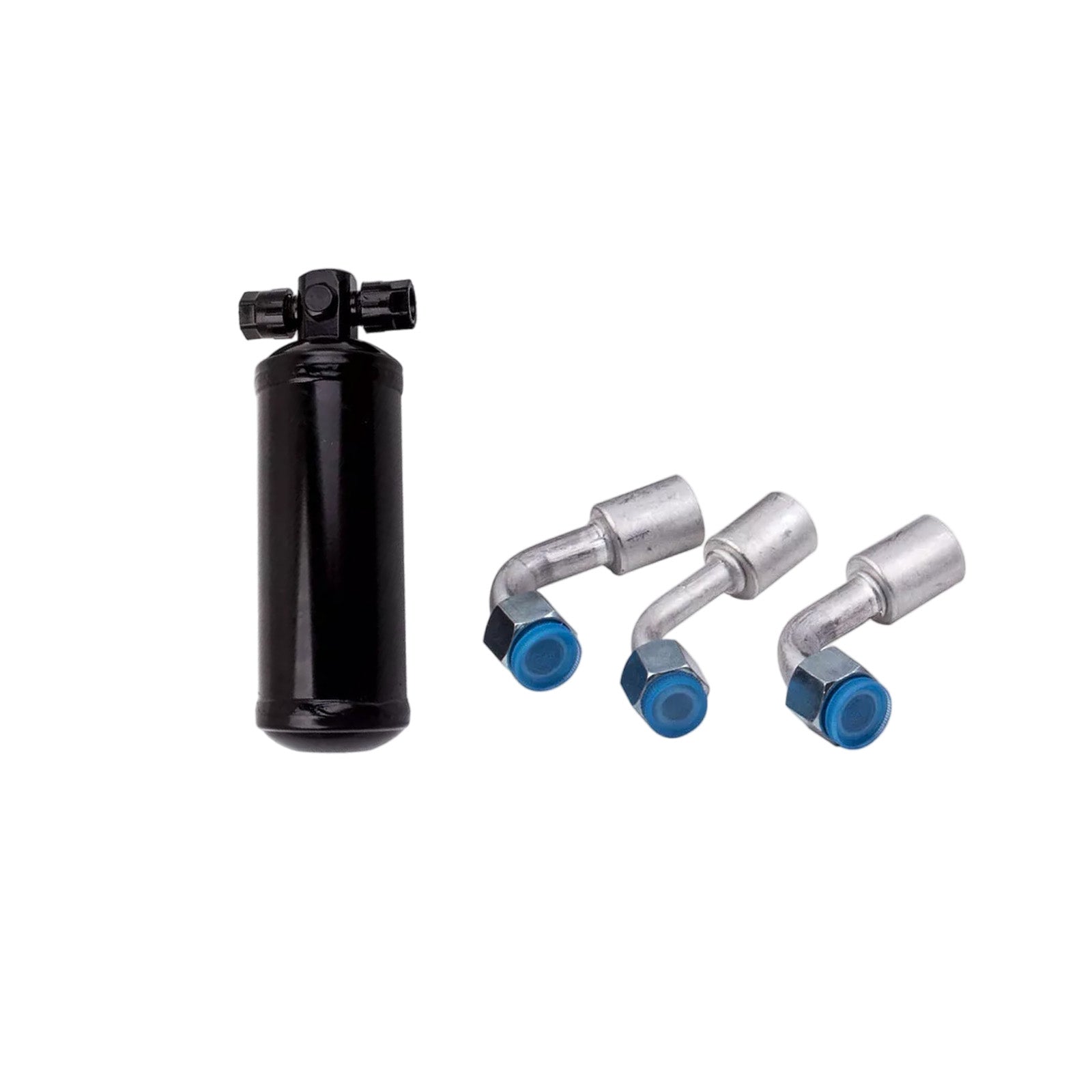 AC Hose Kit w/ R-Ring Fitting Drier Suitable For Universal 134a Air Conditioning-2