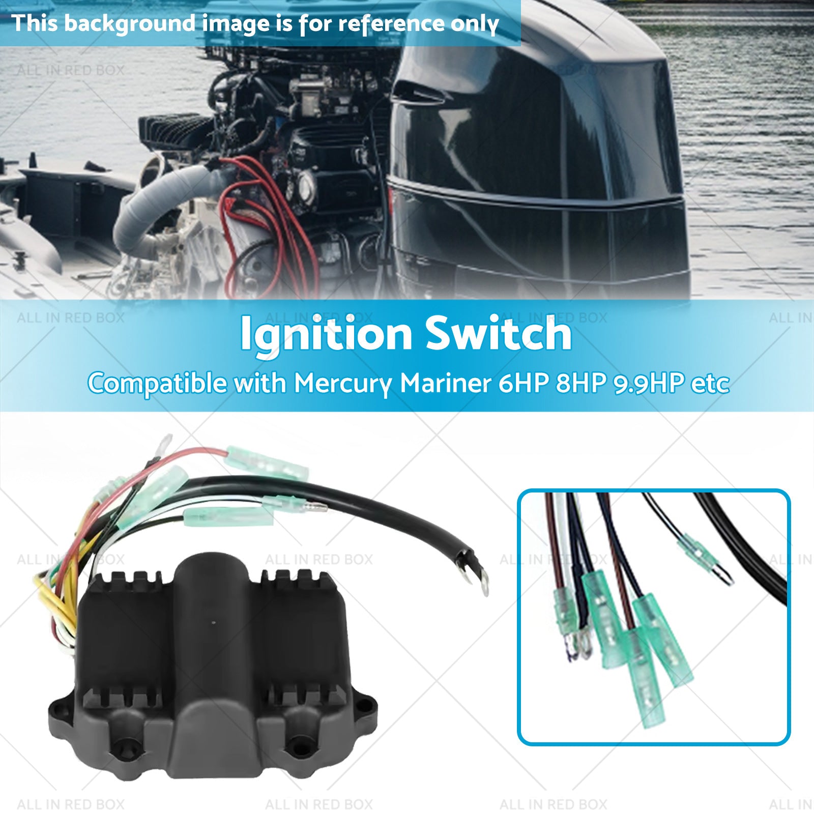 CDI Ignition Switch 339-7452A19 For Mercury Outboard 6 8 9.9 10 15 20 25 35 HP-2