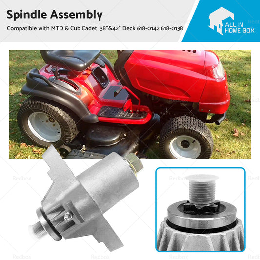 1x Spindle Assembly Suitable For MTD  and  Cub Cadet  38 inch  and 42 inch  Deck 618-0142 618-0138-0