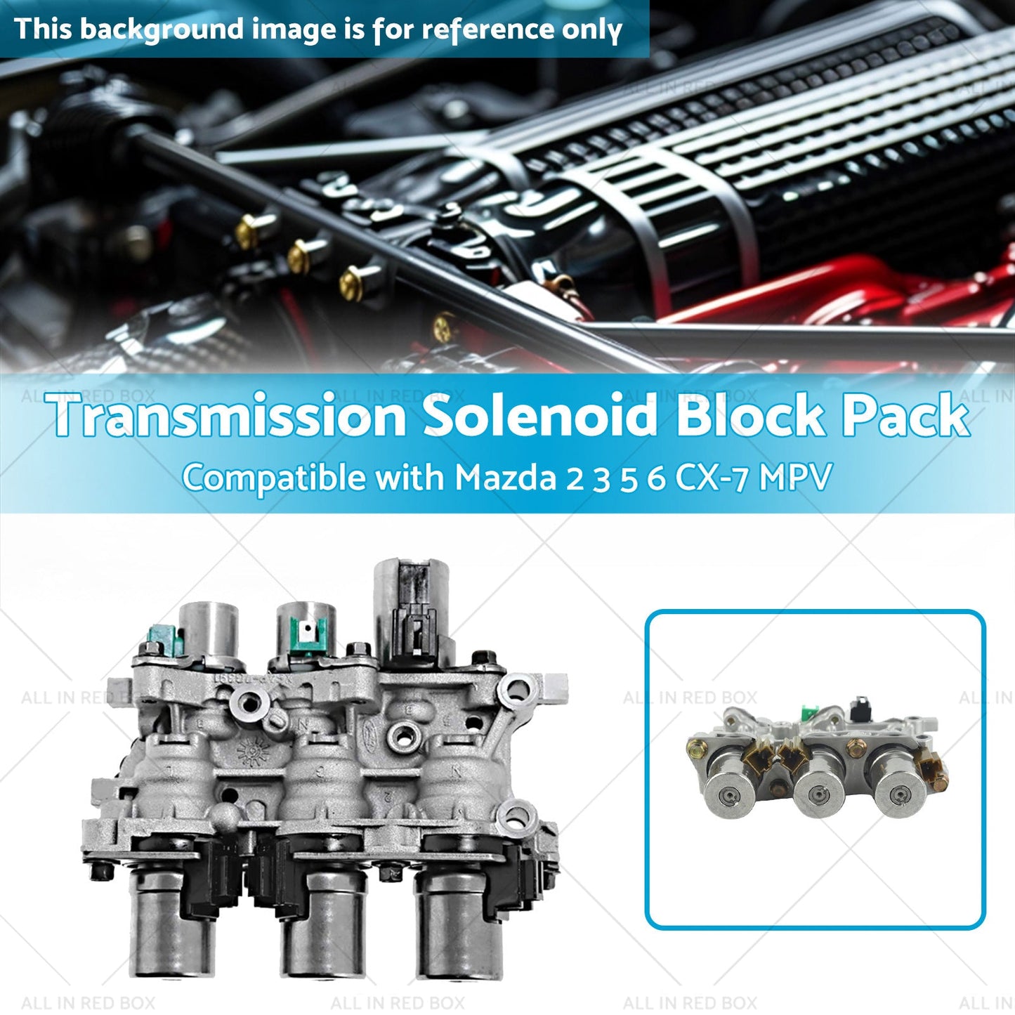 4F27-E Transmission Solenoid Block Pack Suitable For Mazda 2 3 5 6 CX-7 MPV-2