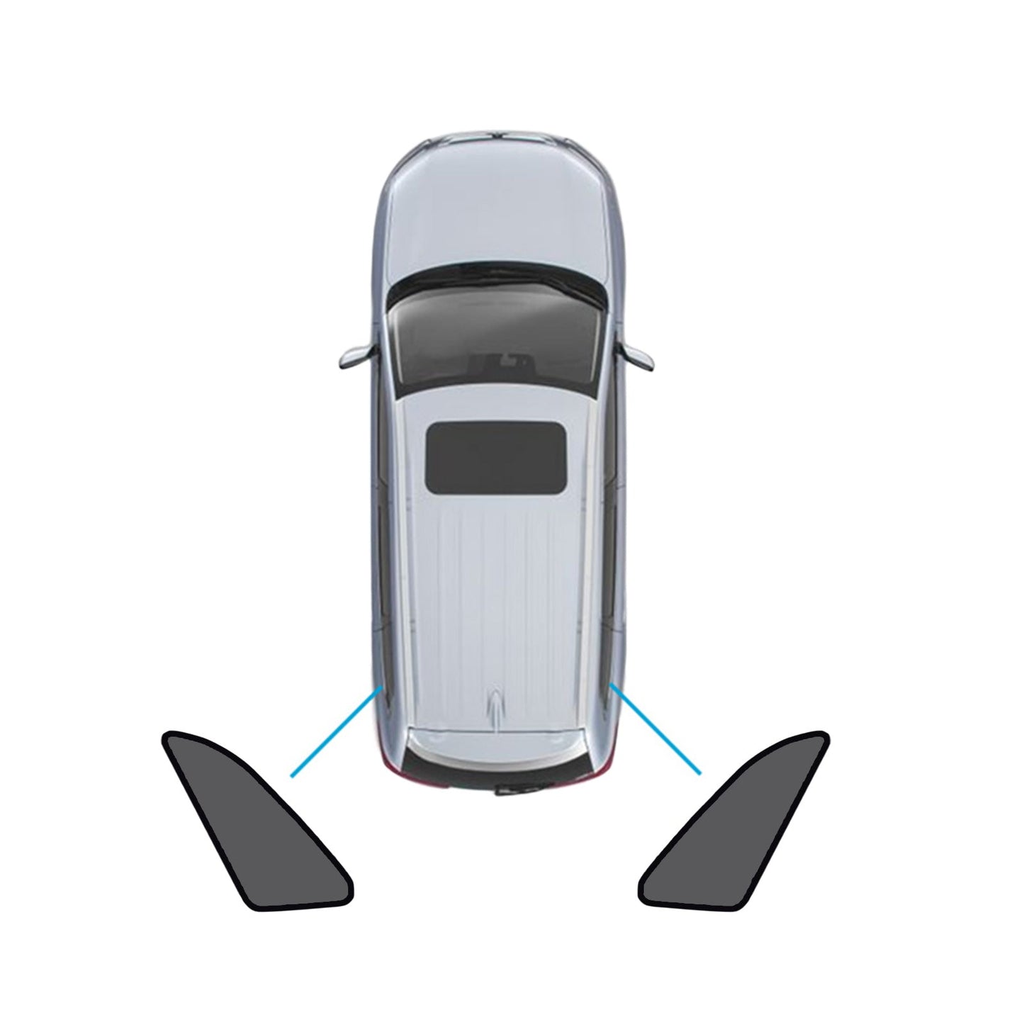 Magnetic Mesh Sun Blind Shades Suitable for Audi Q3 RS Q3 2019-2025-5