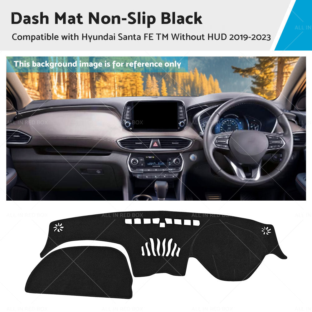 Non-Slip Dash Mat Suitable For Hyundai Santa FE TM NO HUD 19-23 Dashboard Cover-0
