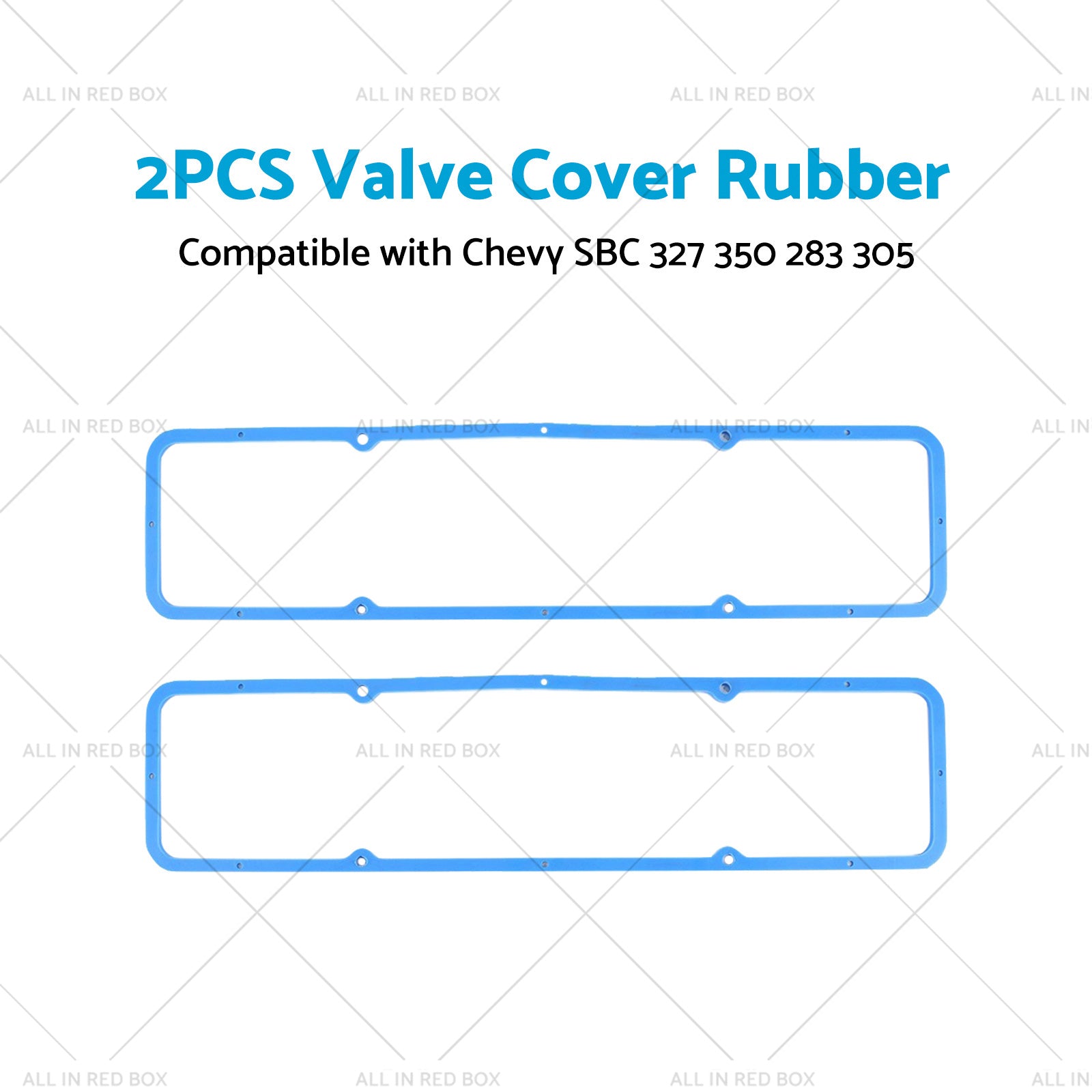 2PCS Valve Cover Rubber Steel Core Gasket Suitable For Chevy SBC 283 305 327 350-3