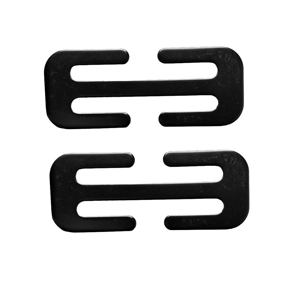 2x Locking Clip Metal Automotive Type Car Safety Seat Belt Steel Adjuster-0