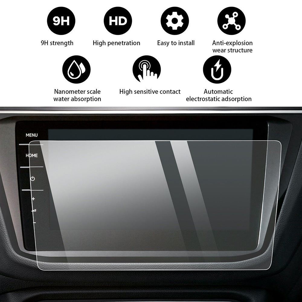 9.2 Inch Tempered Glass Touch Screen Protector Suitable For VW Tiguan 2018-2023-3