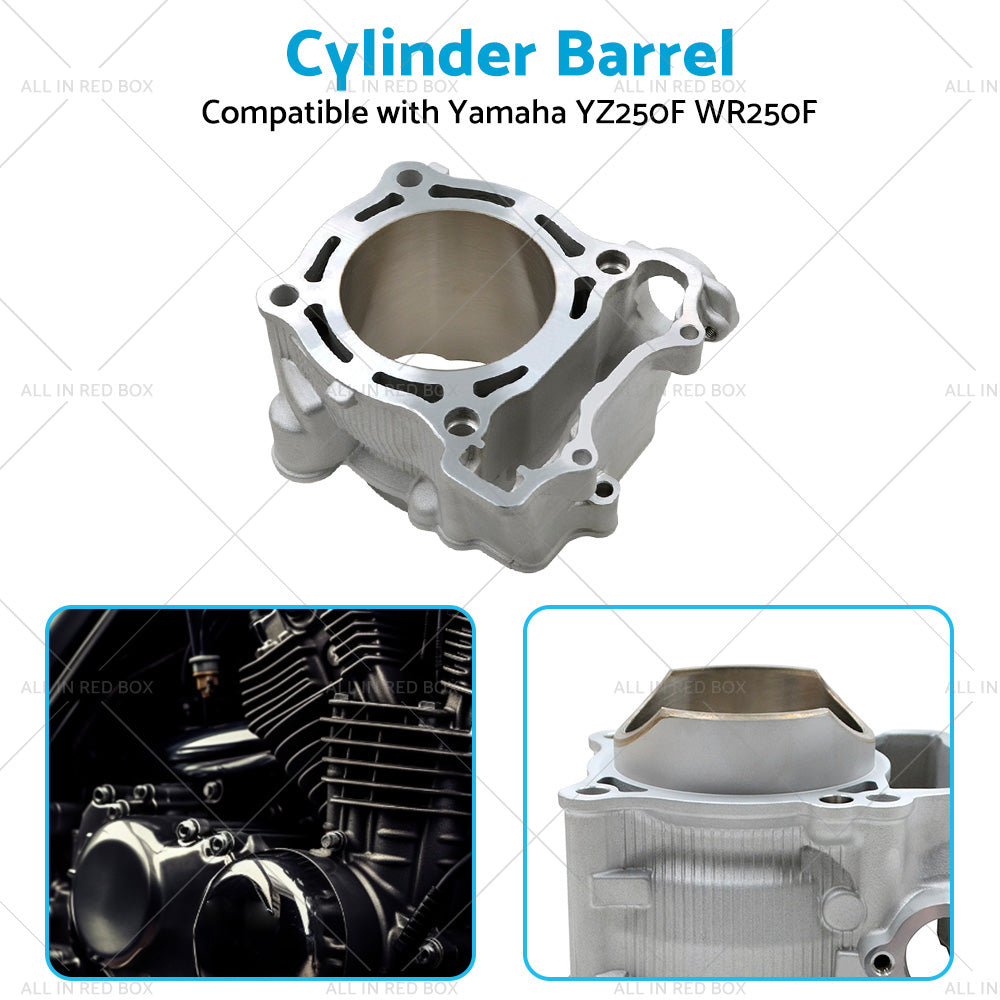 Cast Cylinder Aluminum Jug 77mm for Yamaha YZ250F WR250F YZ WR 250 F 2001-2013-4