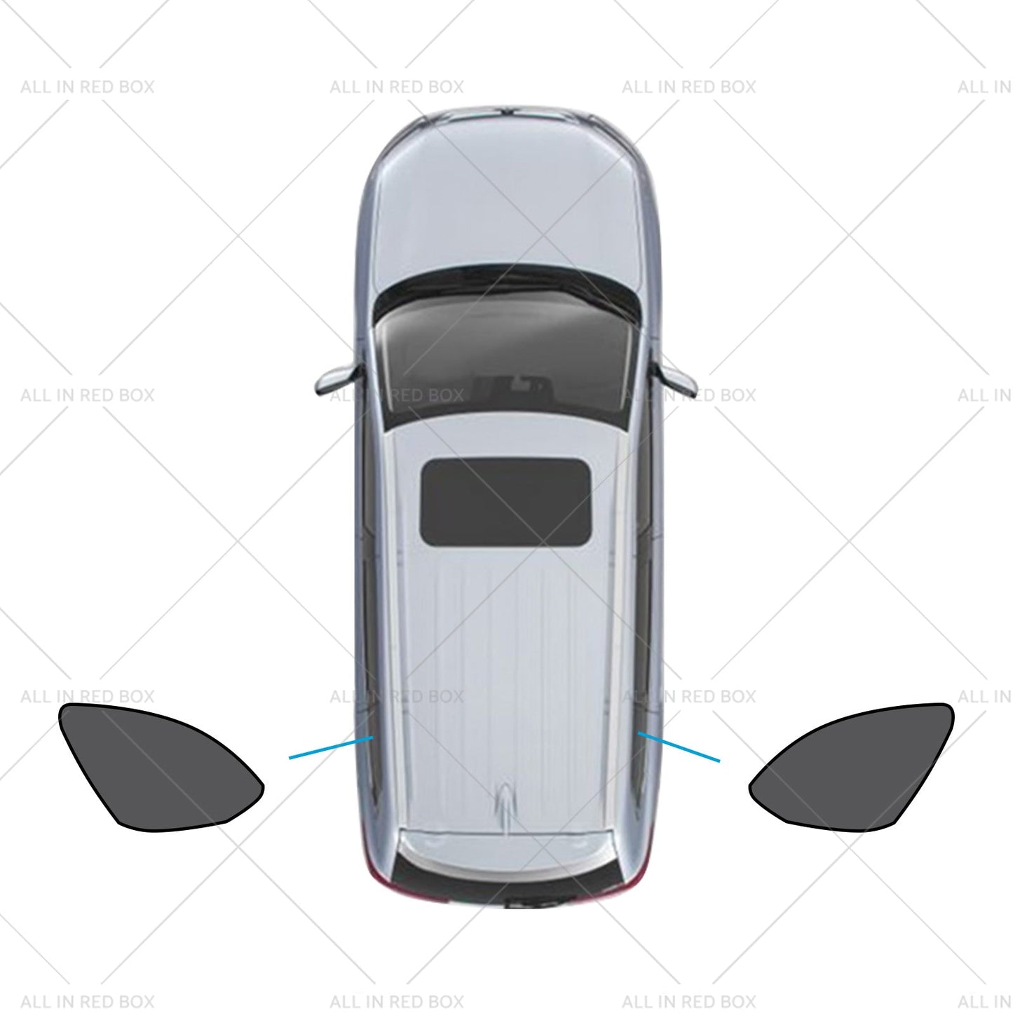 2x Car Window Sun Shades Suitable for Mazda CX-9 CX9 16-25 UVA&UVB Protection-7