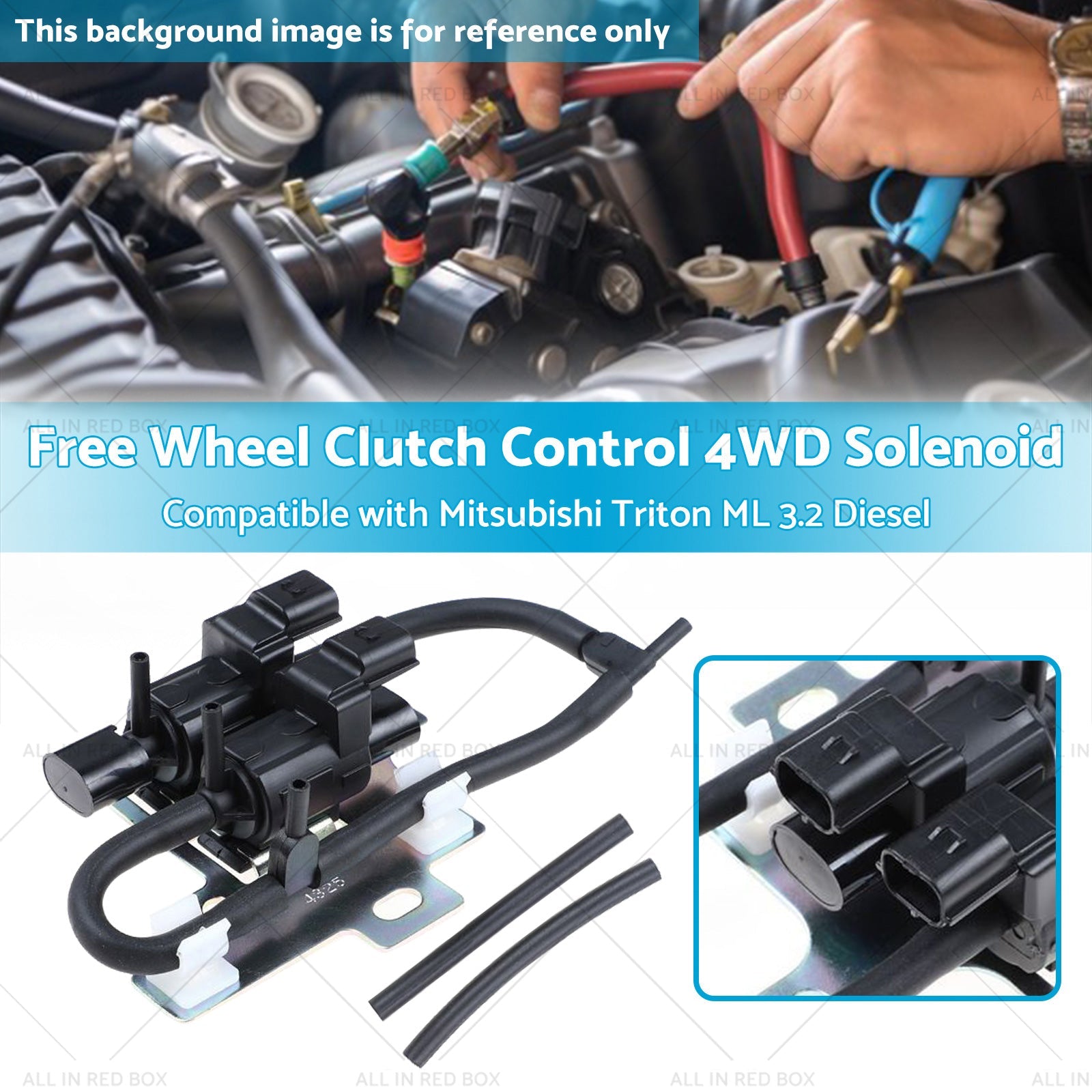 1x Free Wheel Clutch Control 4WD Solenoid Suitable For Mitsubishi Triton ML 3. 2-2