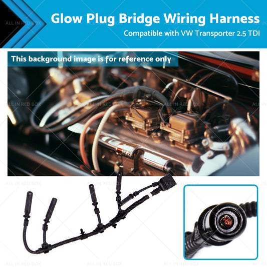 Glow Plug Bridge Wiring Harness 070971277B Suitable for VW Transporter 2. 5 03-10-0
