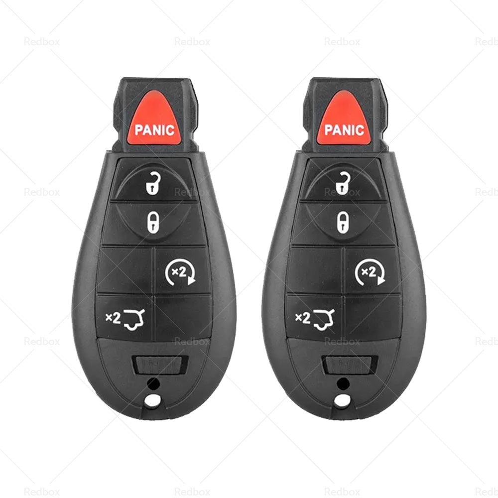 2x Keyless Remote Key Fob Shell Suitable For Jeep Grand Cherokee 2008-2012-3