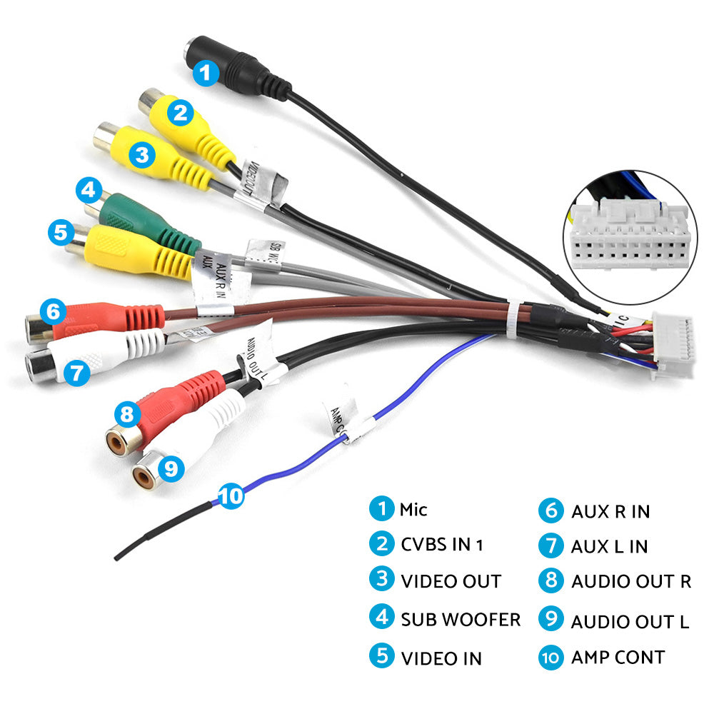 16GB 9inch Android 11 Apple Carplay Stereo GPS Head Unit Suitable For Honda Jazz GD-2