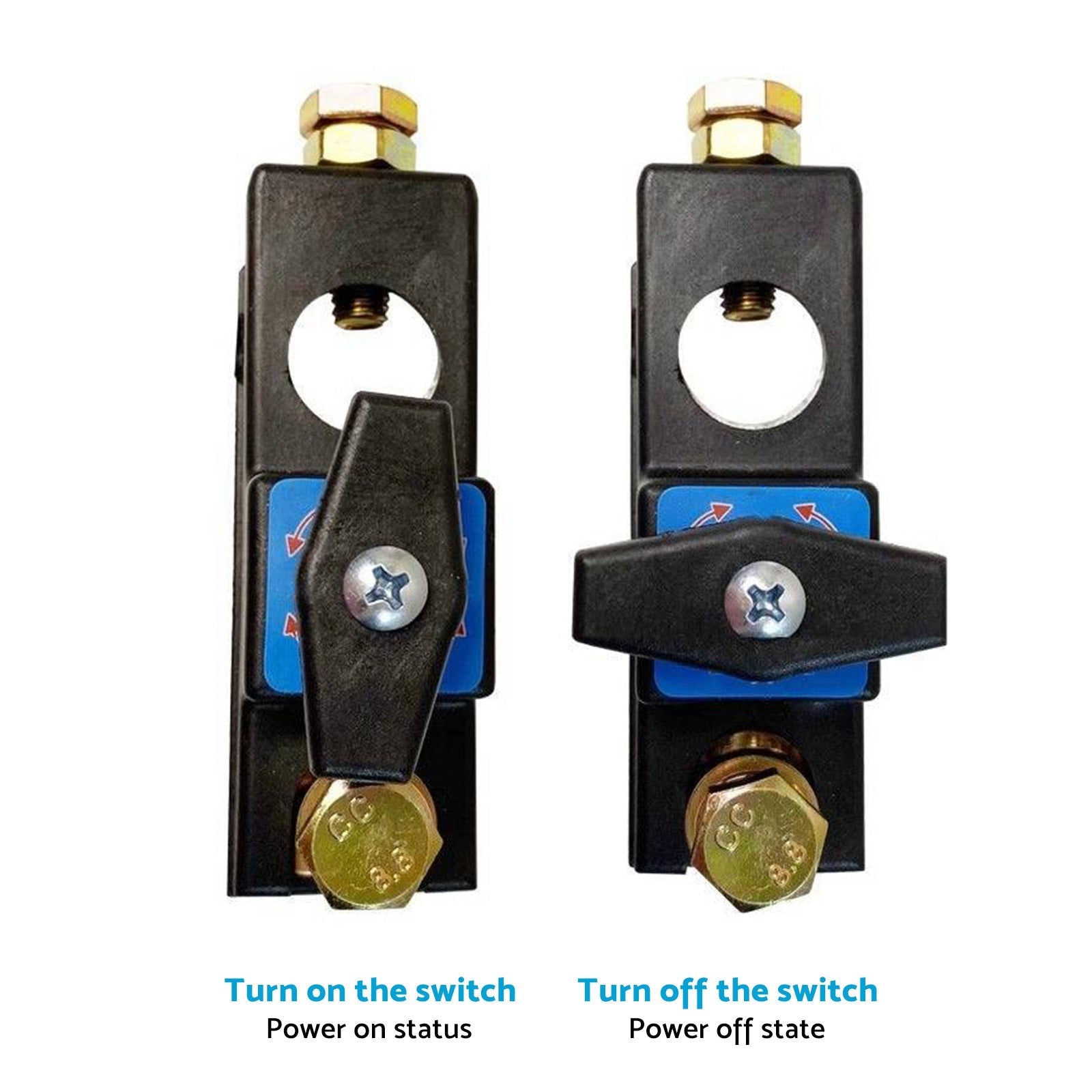 Disconnect Battery Isolator Cut Off Kill Switch Anti-Leakage Suitable For Car Boat RV 12-24V-3