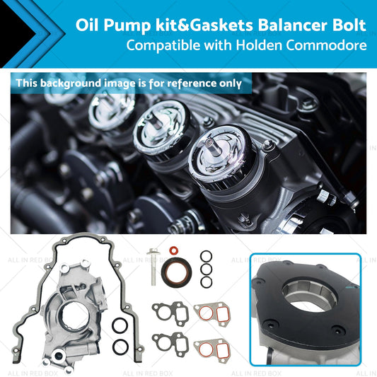 High Volume LS Oil Pump kit and Gaskets Balancer Bolt Suitable for Holden Commodore-0