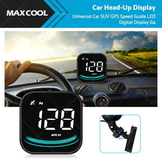 Digital Speedometer Universal GPS Car HUD Head Up Display MPH Overspeed Alarm AU-0
