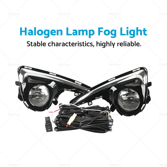 2xFront Grill Bumper Halogen Lamp Fog Lights Suitable For Toyota Yaris 2018-2019-1