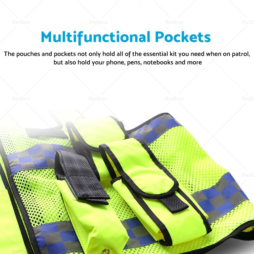 Ultimate Security Reflective Executive Safety Vests. Hi Vis Protective Work Wear-4