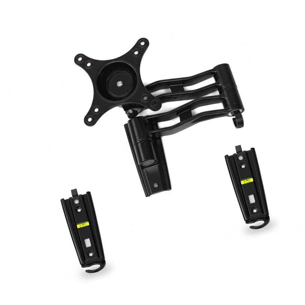 Dual Arm LCD TV Bracket With 2 Wall Plates Suitable For Caravans and RVs-2